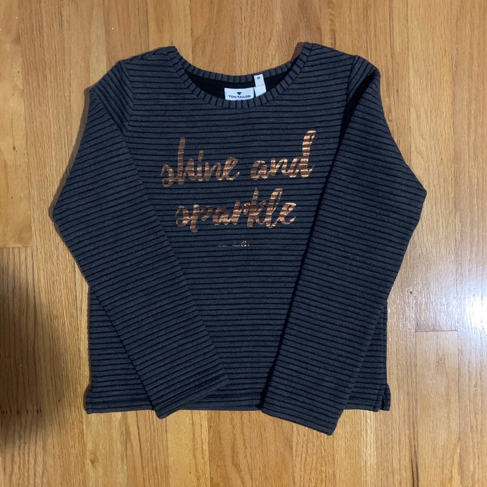 NWOT GIRLS TOM TAILOR “SHINE & SPARKLE” SWEATER